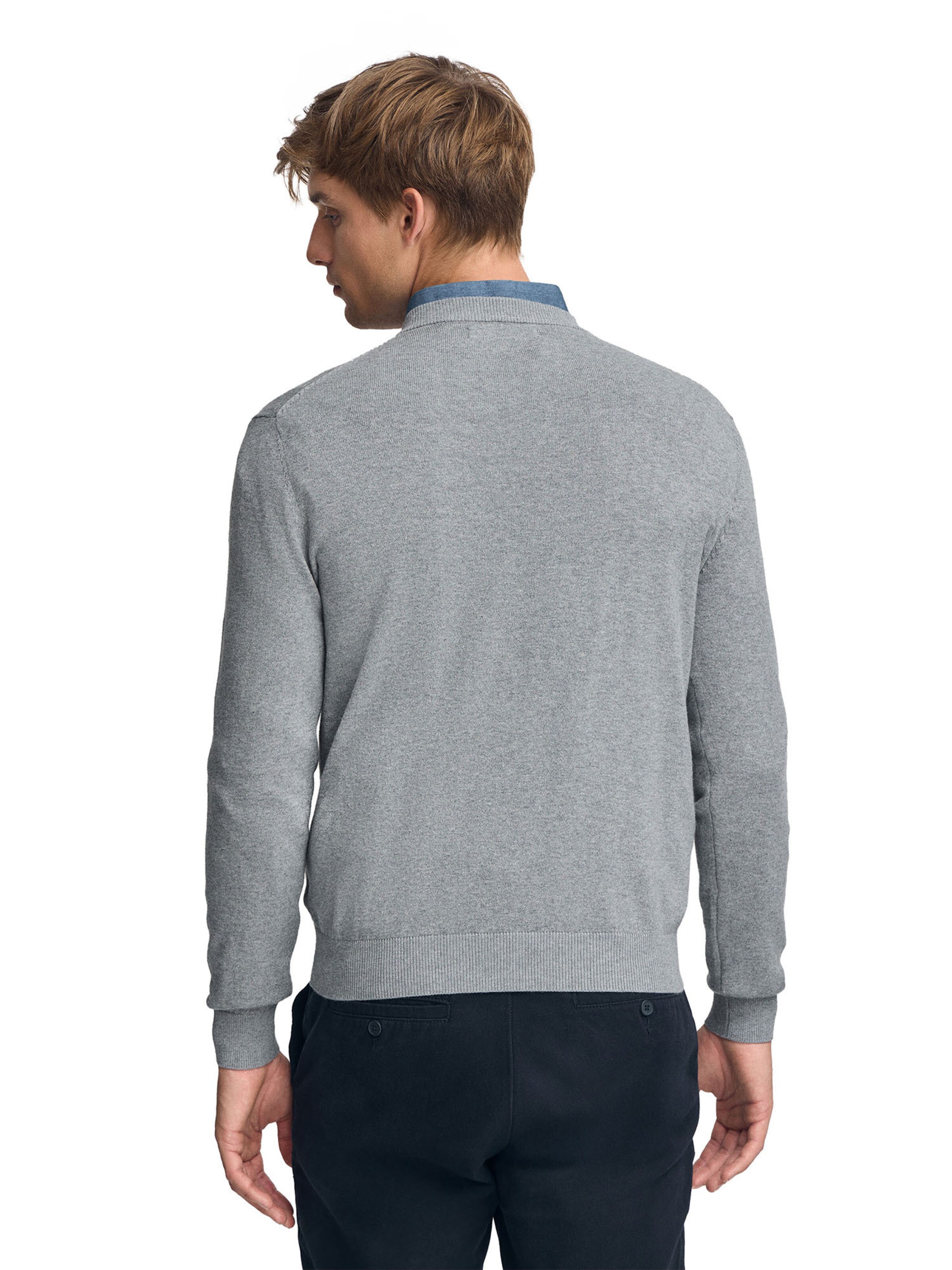 Polo Club Pullover in Grau