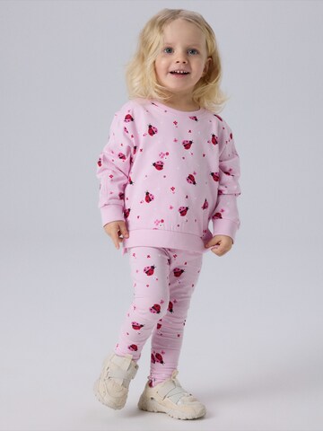 NAME IT Sweatshirt 'NMFBISSINE' i rosa