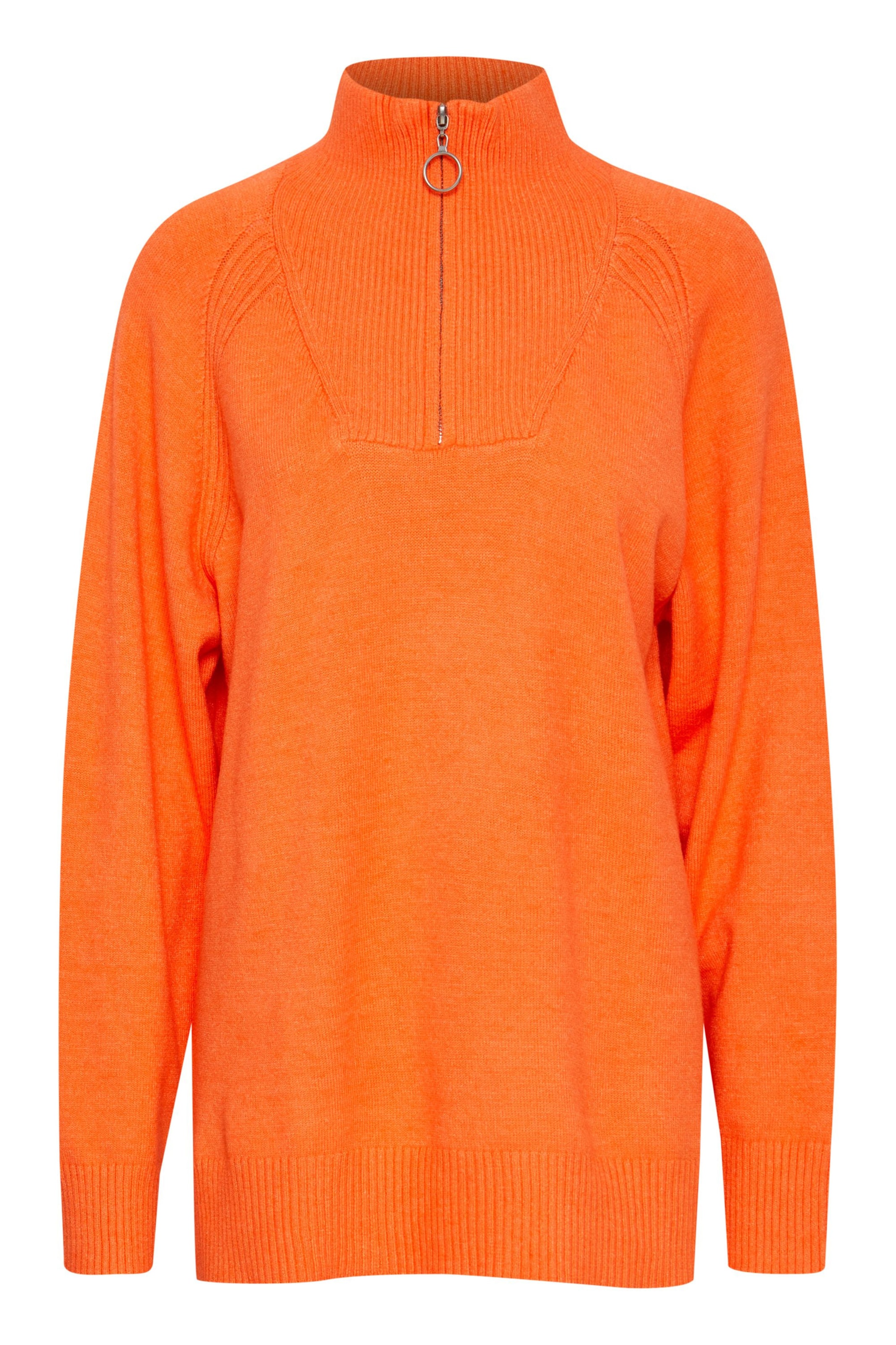 b.young Pull-over 'Nonina' en orange, Vue avec produit