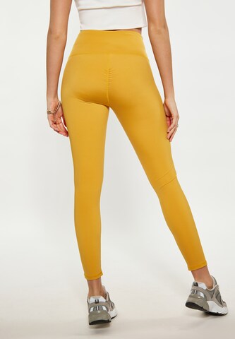 faina Athlsr Skinny Leggings in Geel