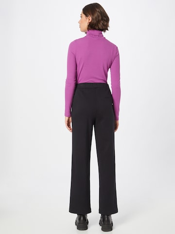 BOSS Black Wide leg Trousers with creases 'Efiea' in Black