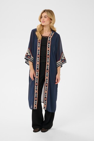 Cream Kimono 'CRBeti' in Blau