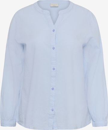 Chemisier 'KCNana' KAFFE CURVE en bleu : devant