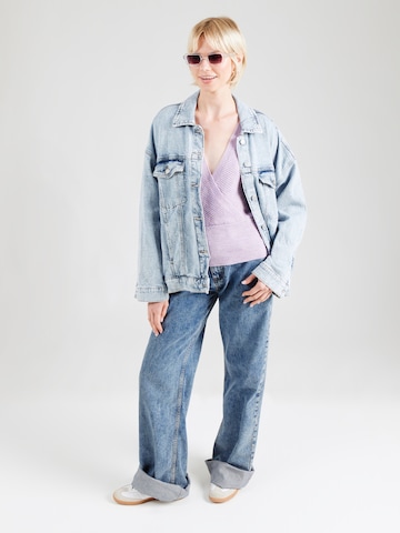 ABOUT YOU Sweater 'Joaline' in Purple