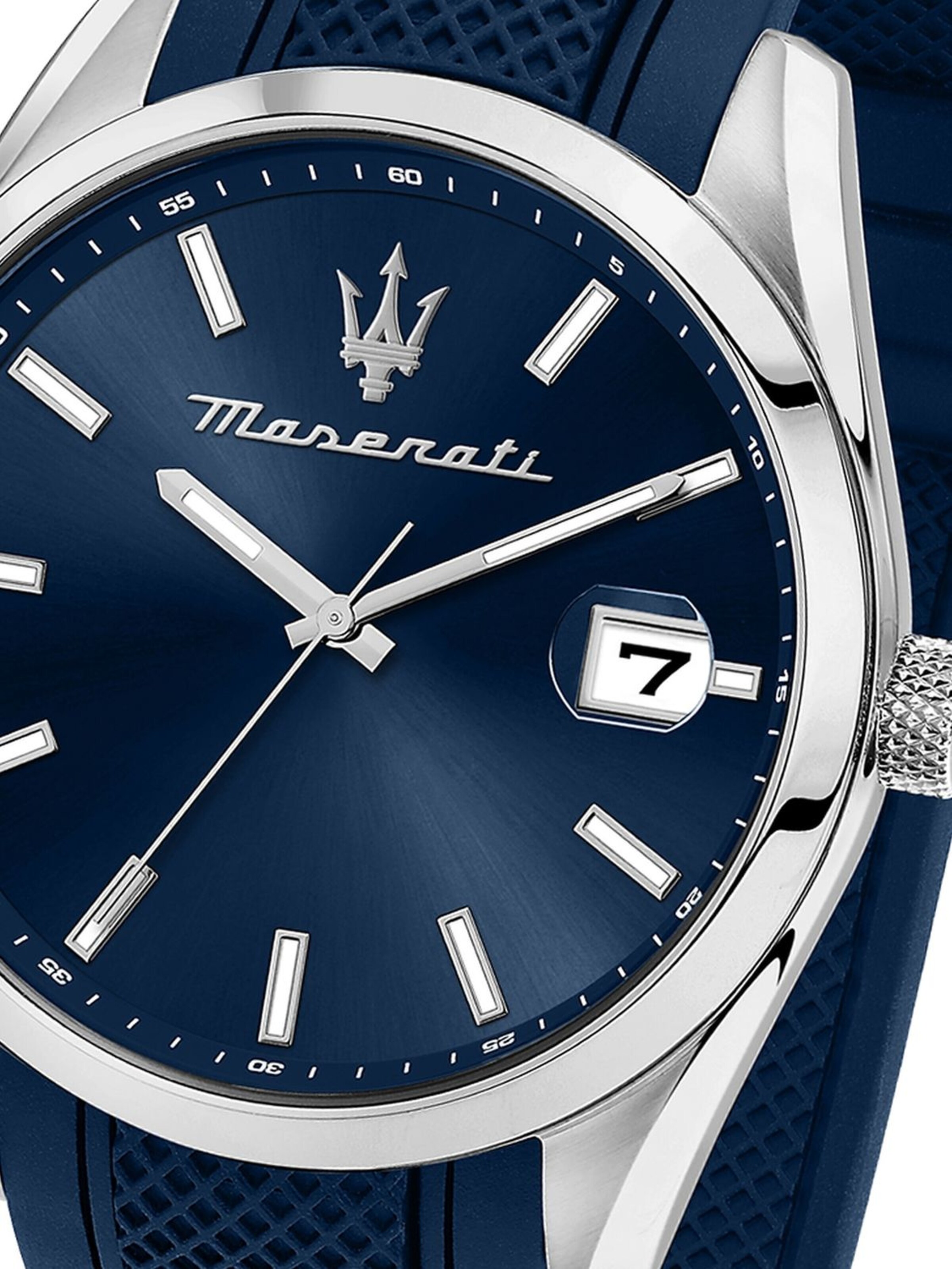 Montre à affichage analogique Maserati en bleu