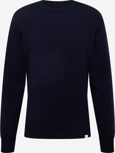 NORSE PROJECTS Pull-over 'Sigfred' en bleu marine, Vue avec produit