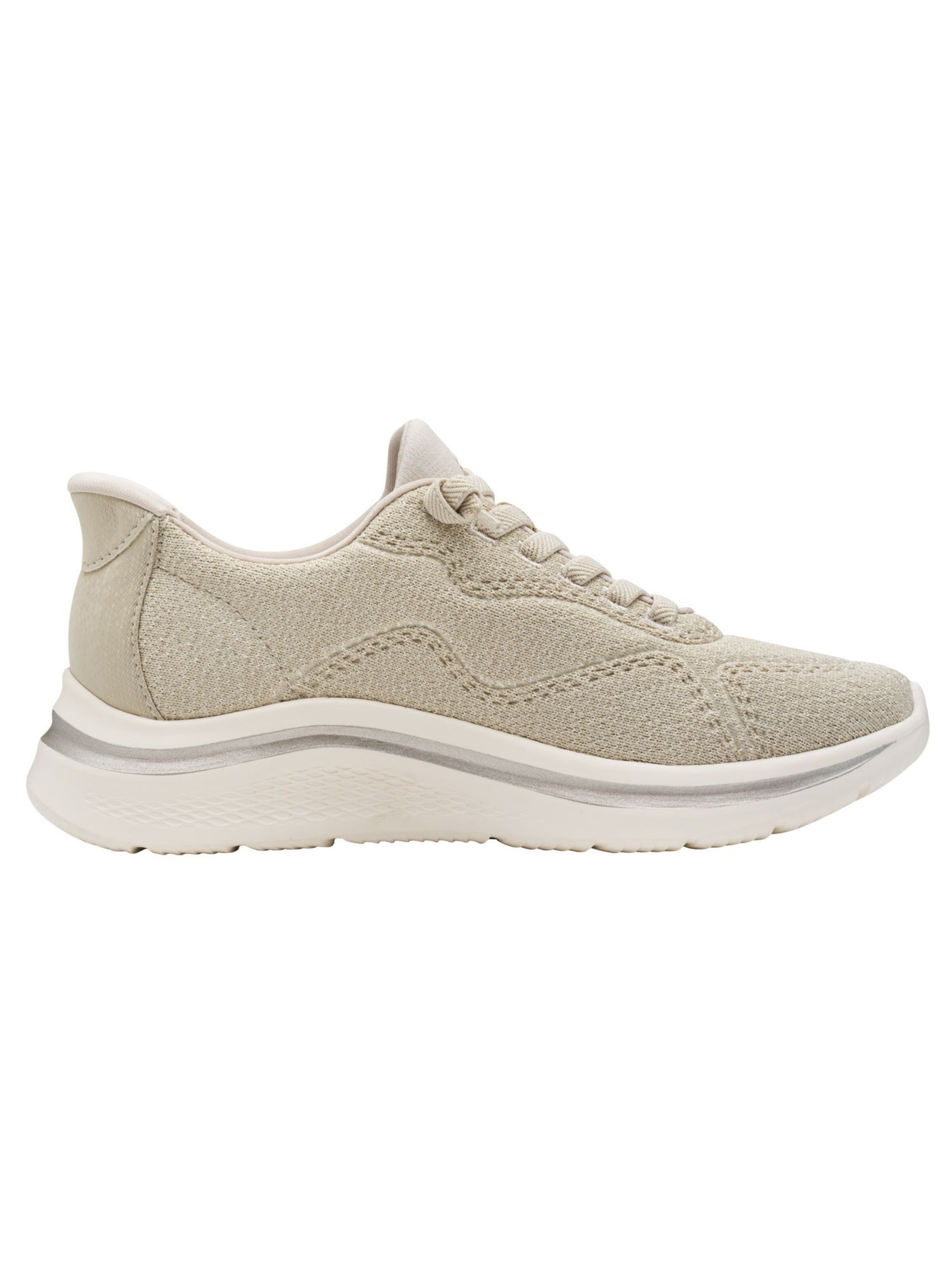 Tamaris Platform trainers in Beige