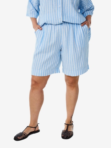 mėlyna Zizzi Laisvas Kelnės 'VLINA': priekis