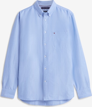 TOMMY HILFIGER Regular fit Overhemd 'HERITAGE' in Blauw: voorkant