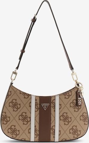 Borsa a mano 'Noelle' di GUESS in marrone: frontale