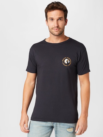 Brixton T-Shirt 'RIVAL STAMP' in Schwarz: predná strana