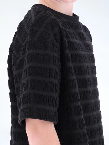 Donder Shirt 'DONDER' in Zwart