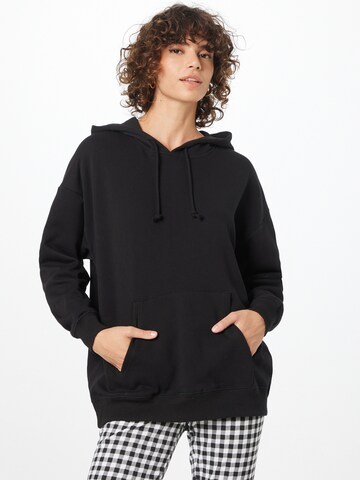 Sweat-shirt 'Chilli' PIECES en noir : devant