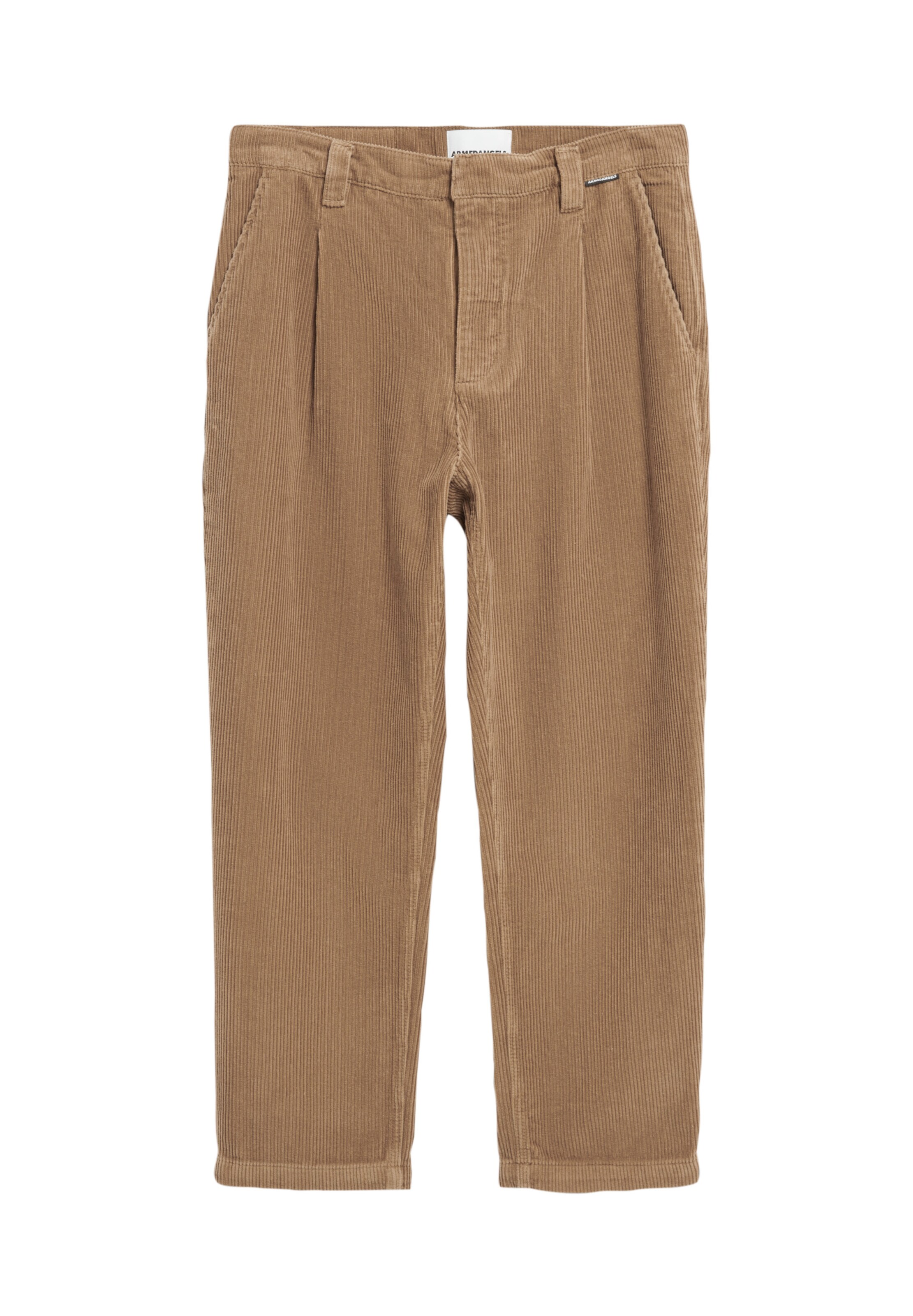 ARMEDANGELS Bandplooibroek in Bruin: voorkant