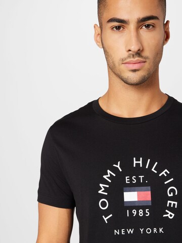 TOMMY HILFIGER - Camisa em preto