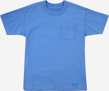 Abercrombie & Fitch Majica 'APRIL 4' | modra barva: sprednja stran