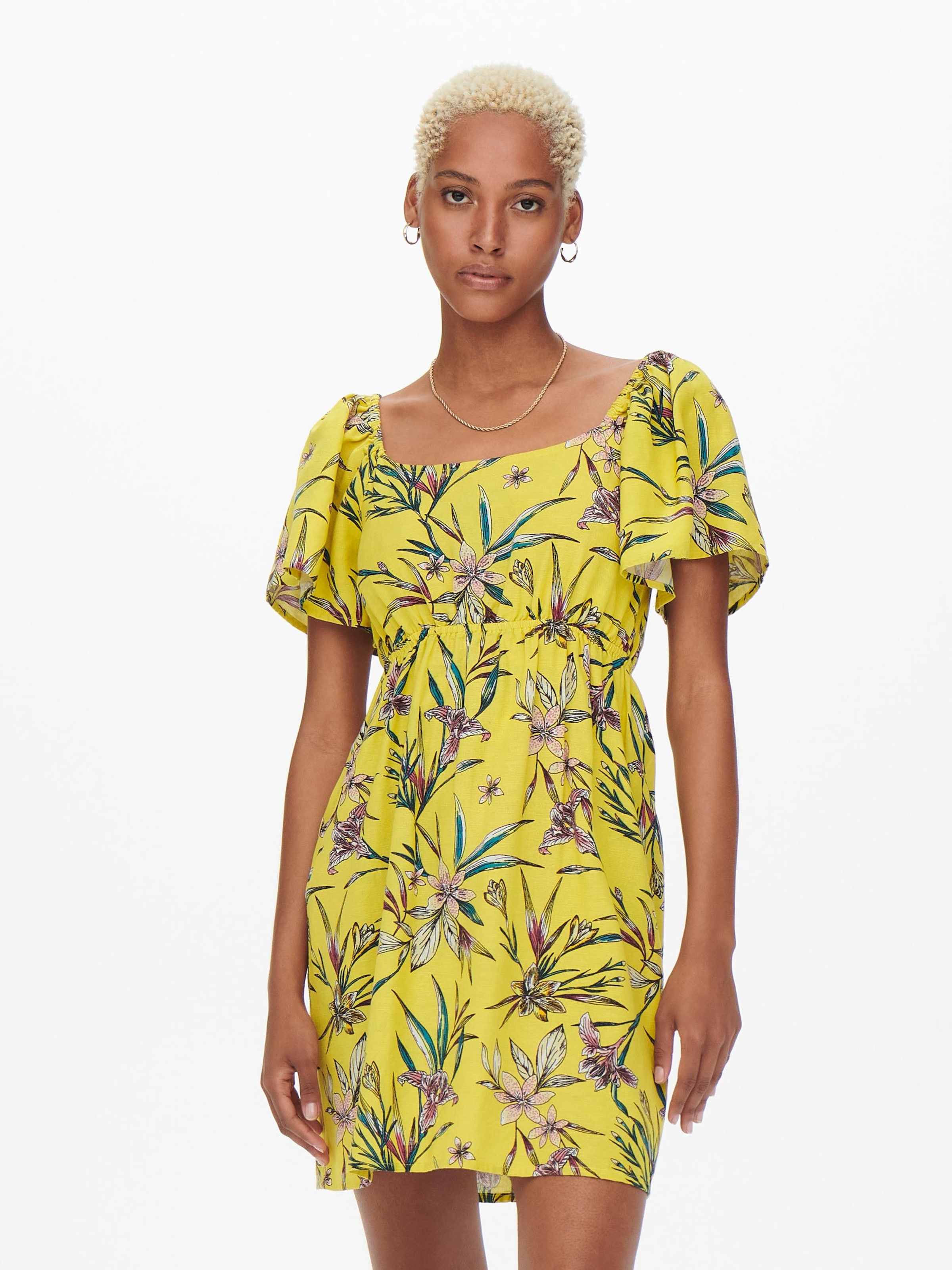 Oasis mustard dress 2025
