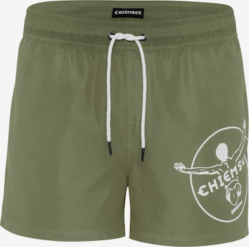 Regular Shorts de bain CHIEMSEE en vert : devant