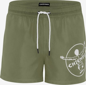 Shorts de bain CHIEMSEE en vert : devant