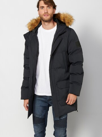 KOROSHI Winterjacke in Grau