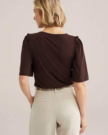 WE Fashion Koszulka w kolorze brązowy