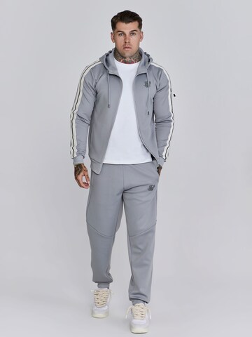 Effilé Pantalon SikSilk en gris