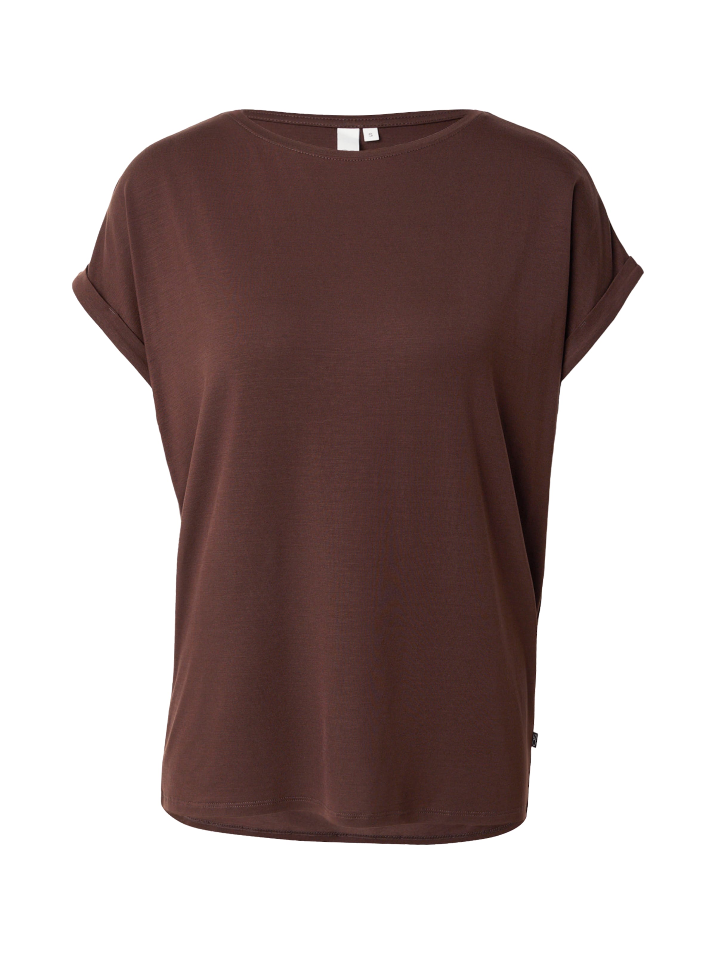 QS - Camisa em castanho: frente