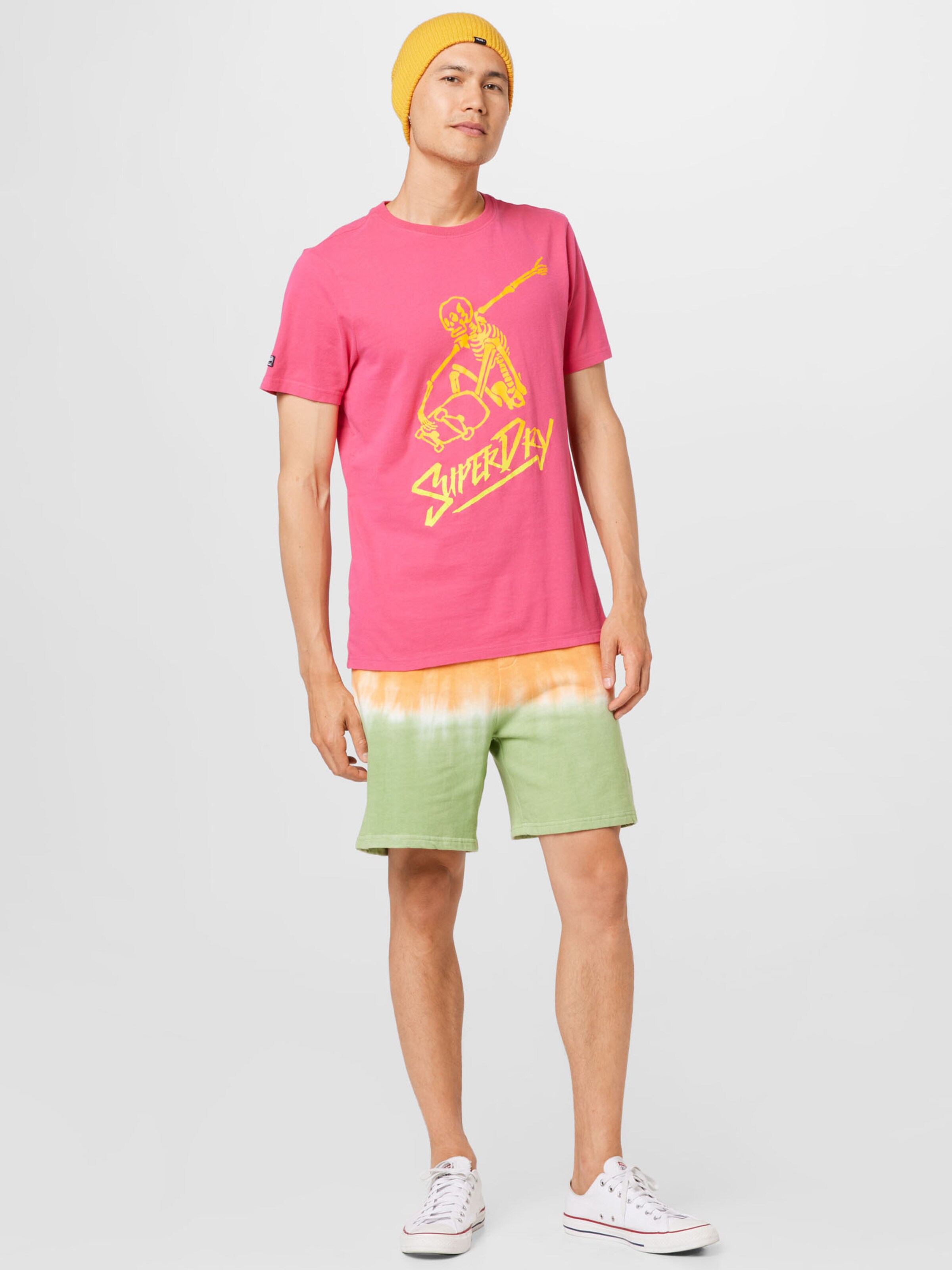 Männer Shirts Superdry Shirt 'Cali' in Pink - WF96099
