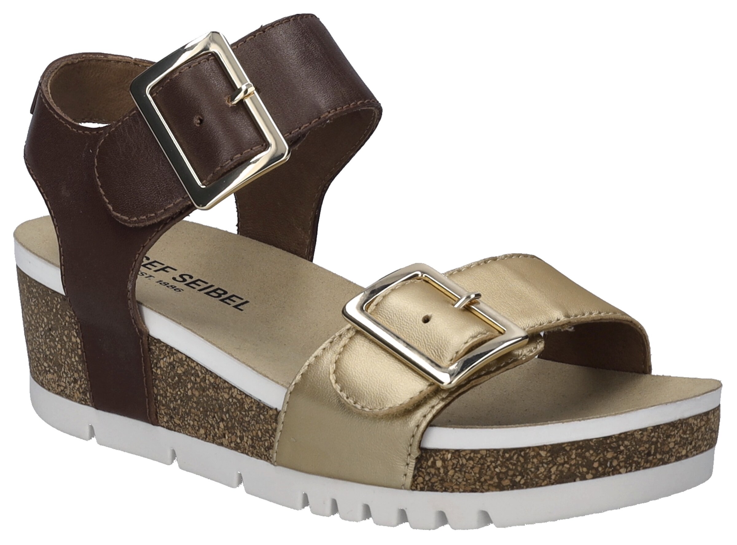 JOSEF SEIBEL Strap Sandals in Brown