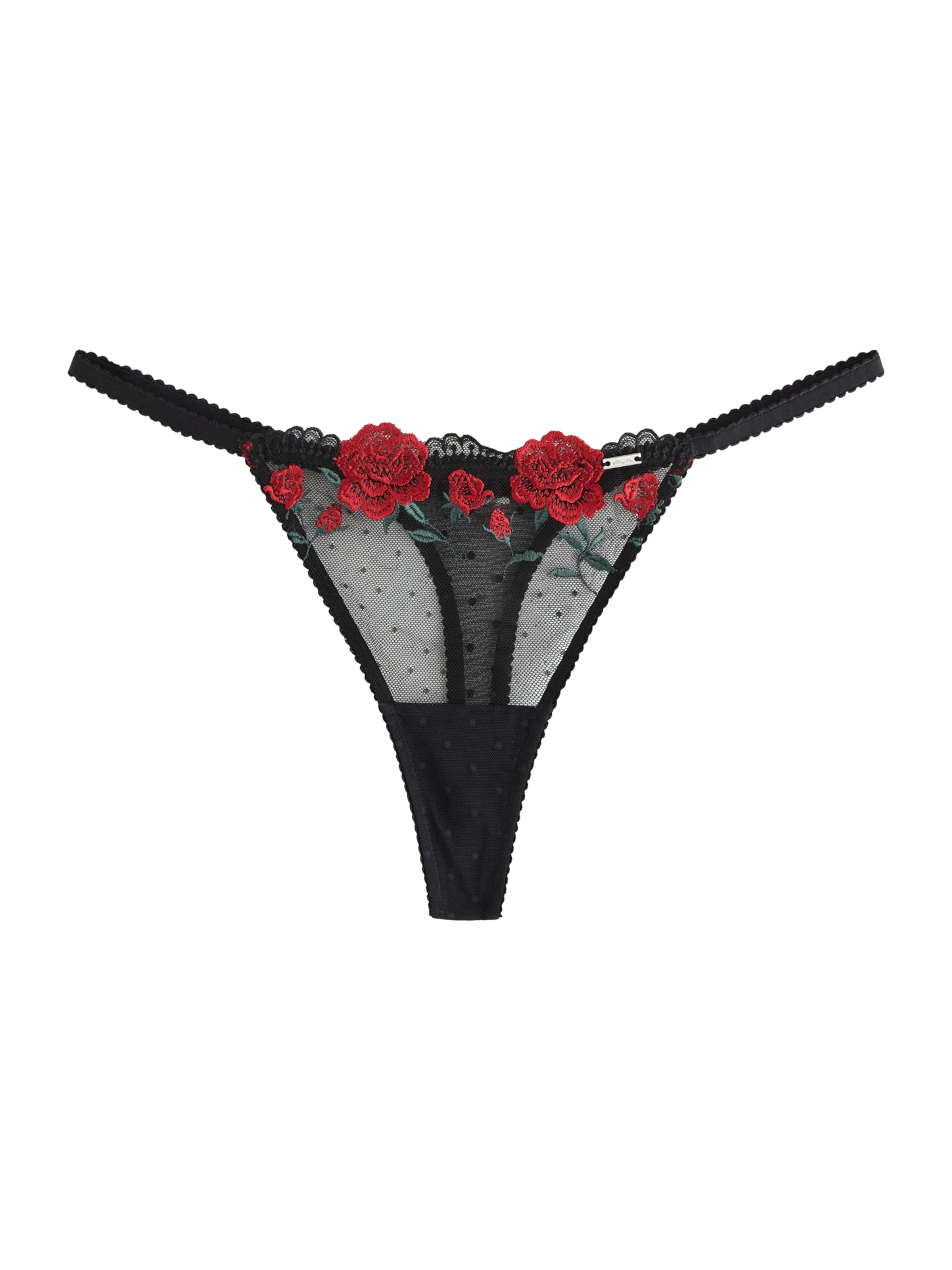 Lindex - Tanga &#x27;Belle&#x27; en negro: frente