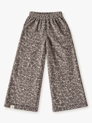 By Isèle Wide leg Trousers 'Panter wide leg broek meisjes' in Grey: front