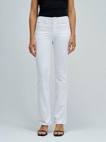 Skinny Jean 'Secret' Salsa Jeans en blanc