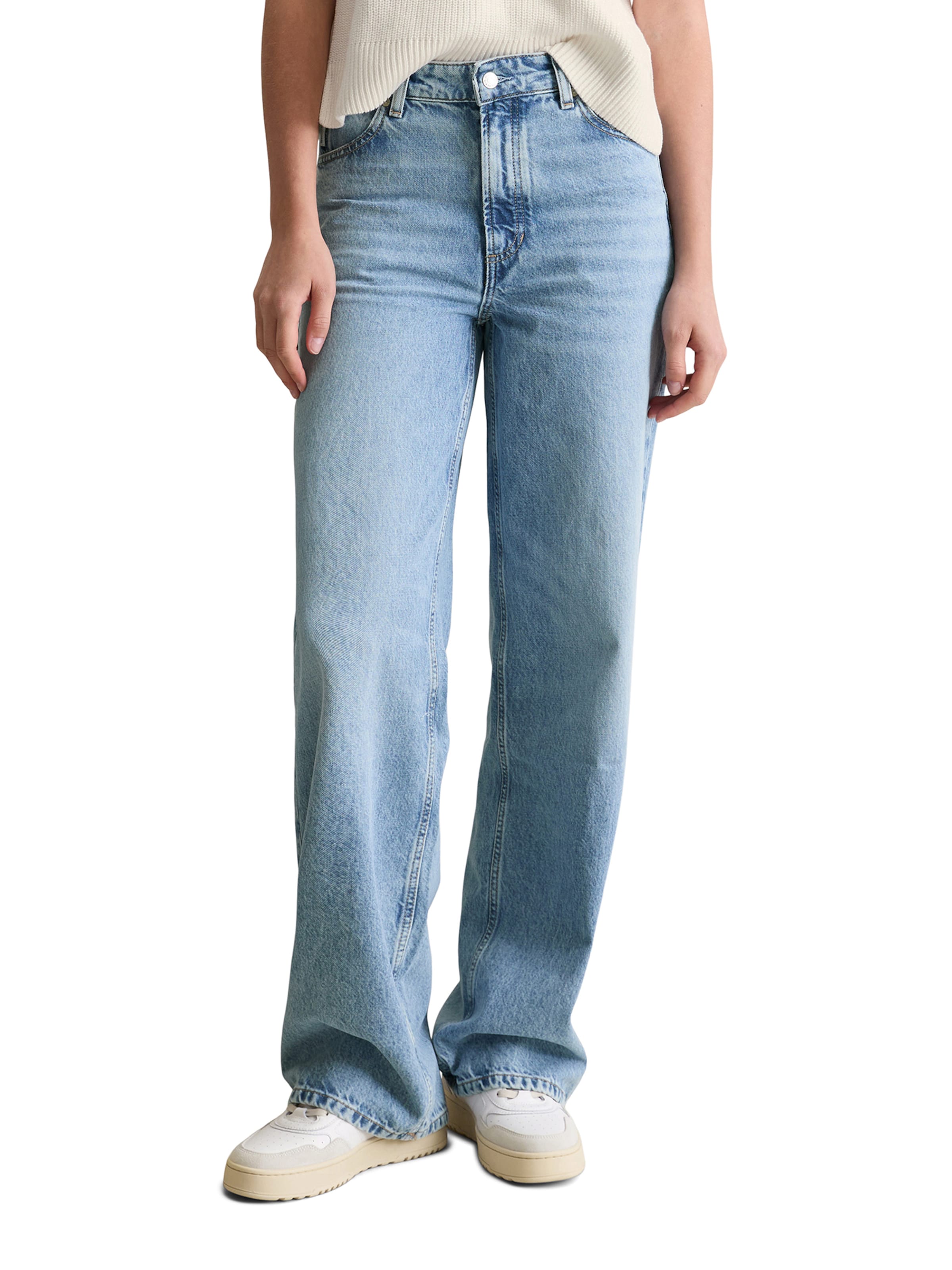 Marc O'Polo DENIM Широкий Джинсы в Синий: спереди