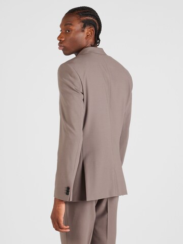 HUGO Slim fit Suit 'Arti/Hesten' in Brown