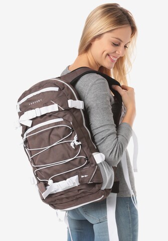 Forvert Backpack 'Ice Louis' in Brown: front