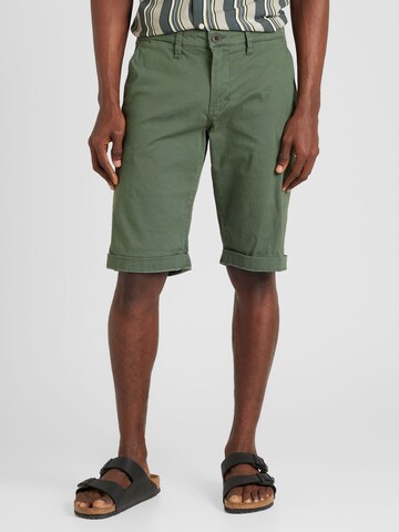 Regular Pantalon chino Jack's en vert : devant