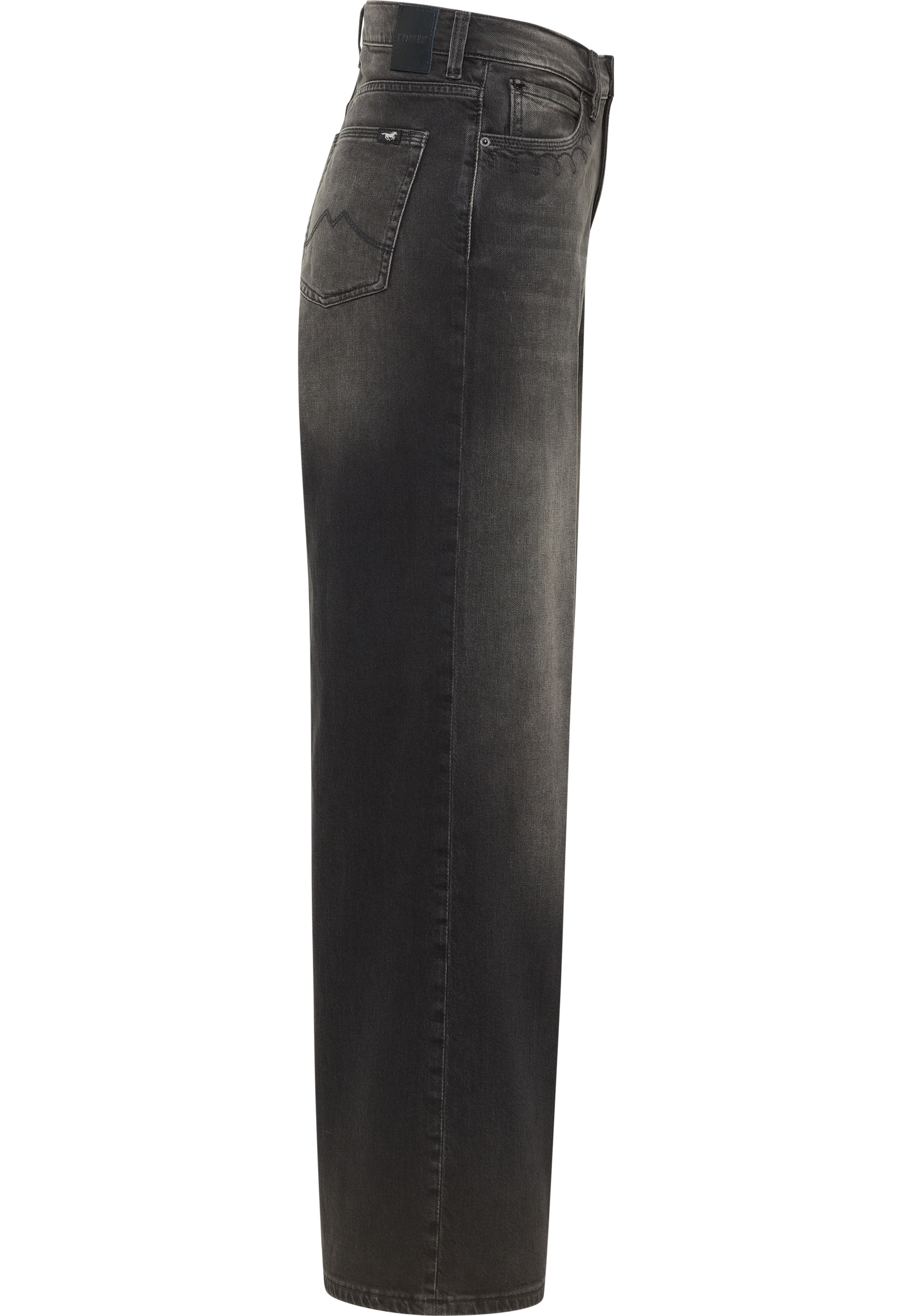 MUSTANG Wide Leg Jeans 'Luise' in Schwarz