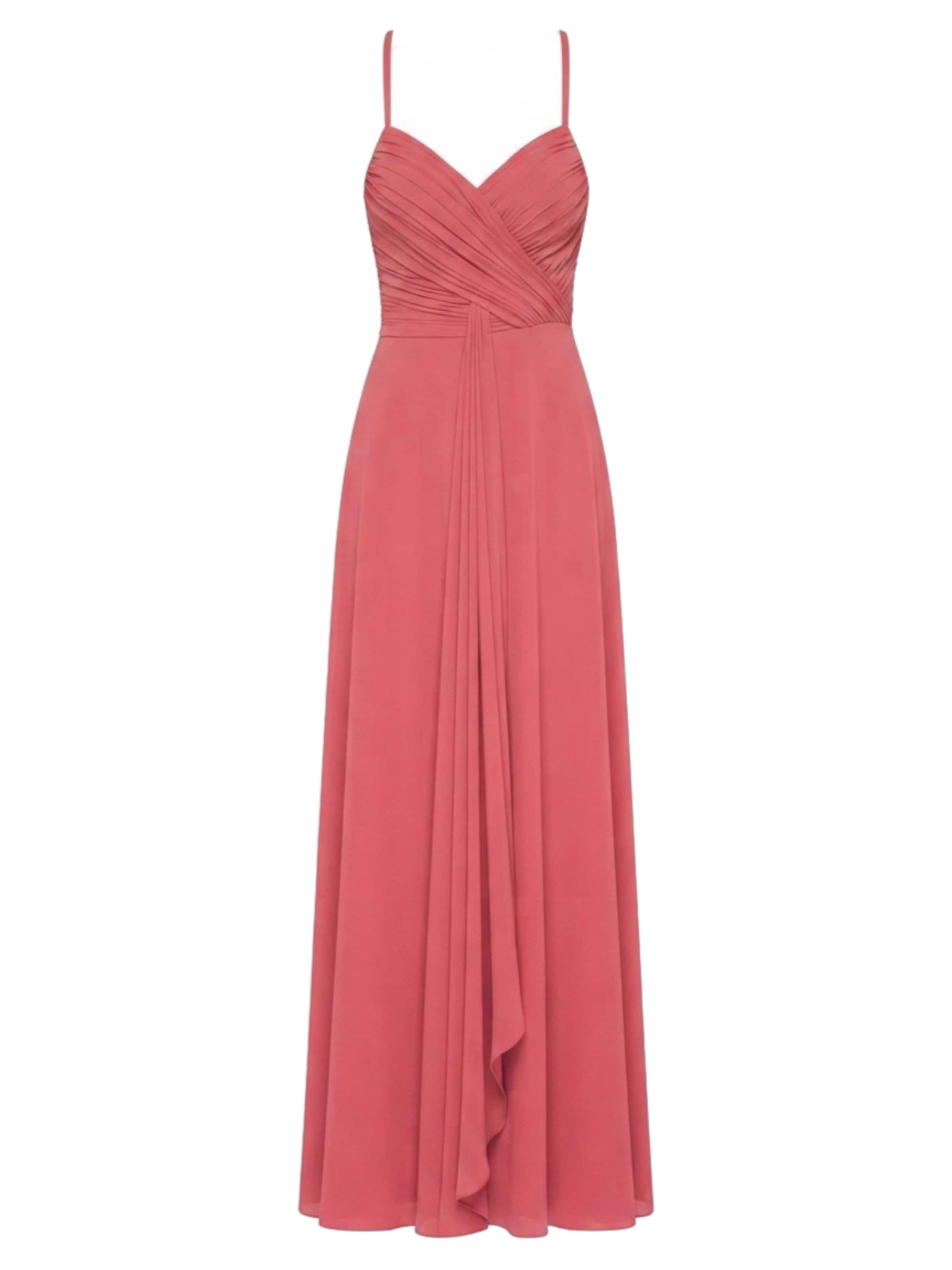 Robe de soirée Ombre en rose : devant
