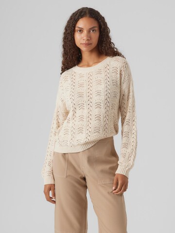 VERO MODA Sweater 'Arlet' in Beige: front