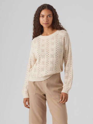 VERO MODA Pullover 'Arlet' in Beige: predná strana