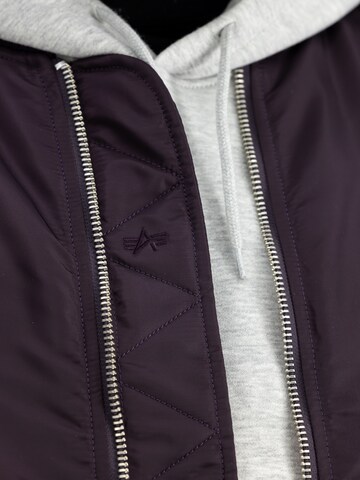 ALPHA INDUSTRIES Tussenjas 'MA-1 CS' in Lila