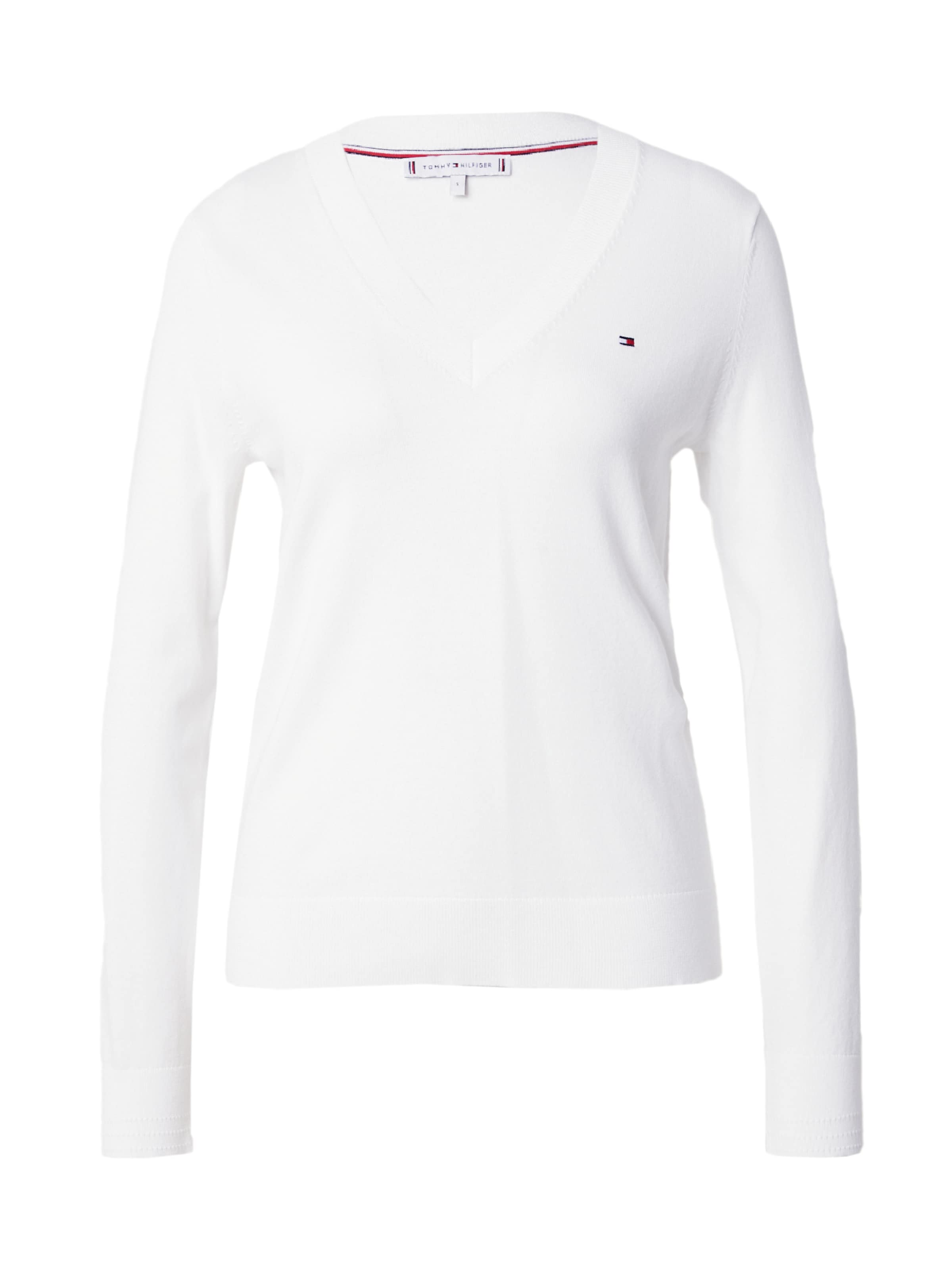 TOMMY HILFIGER Sveter - Biela: predná strana