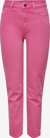 Coupe slim Jean 'Emily' ONLY en rose : devant