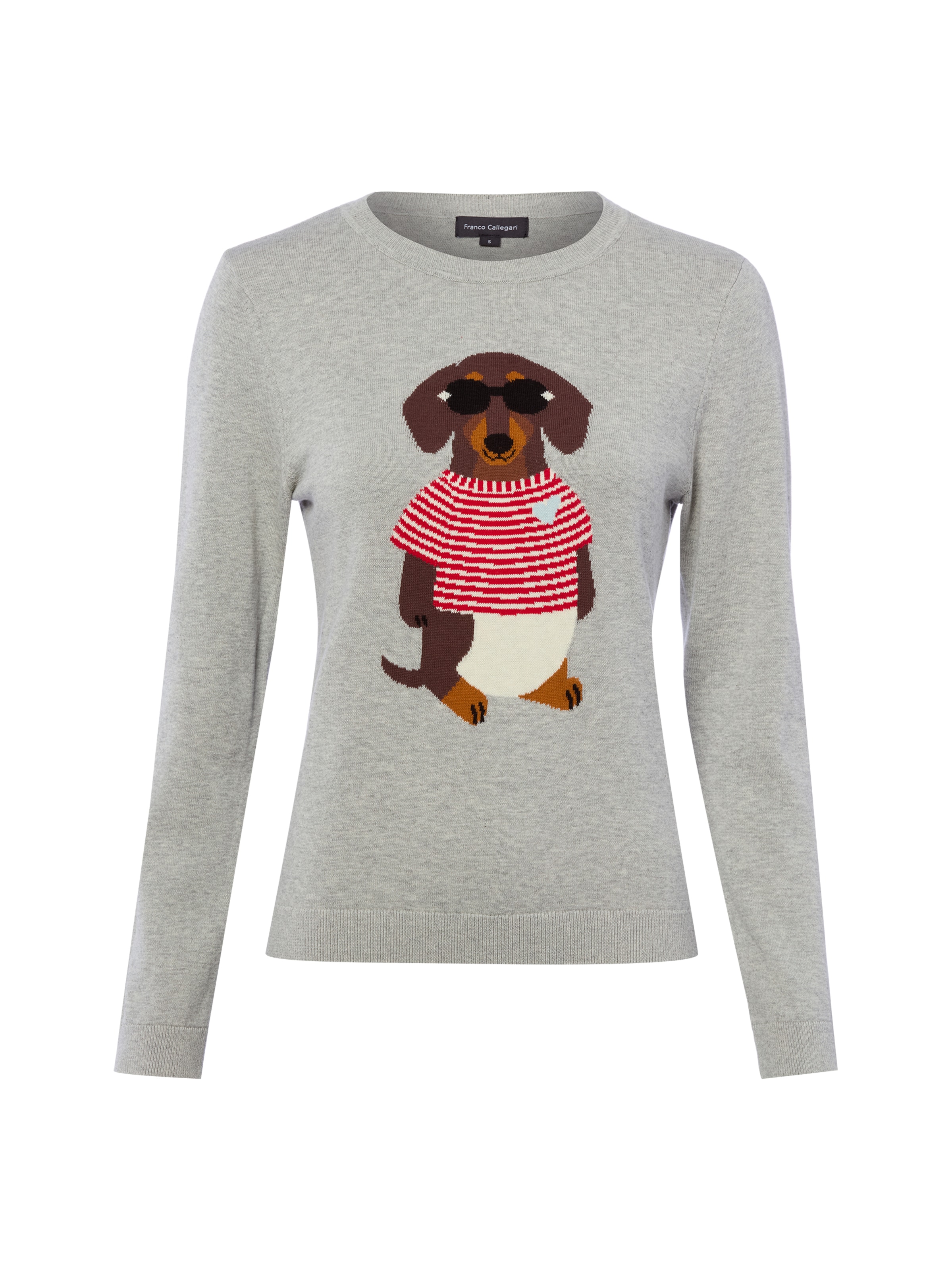 Pull-over Franco Callegari en gris : devant