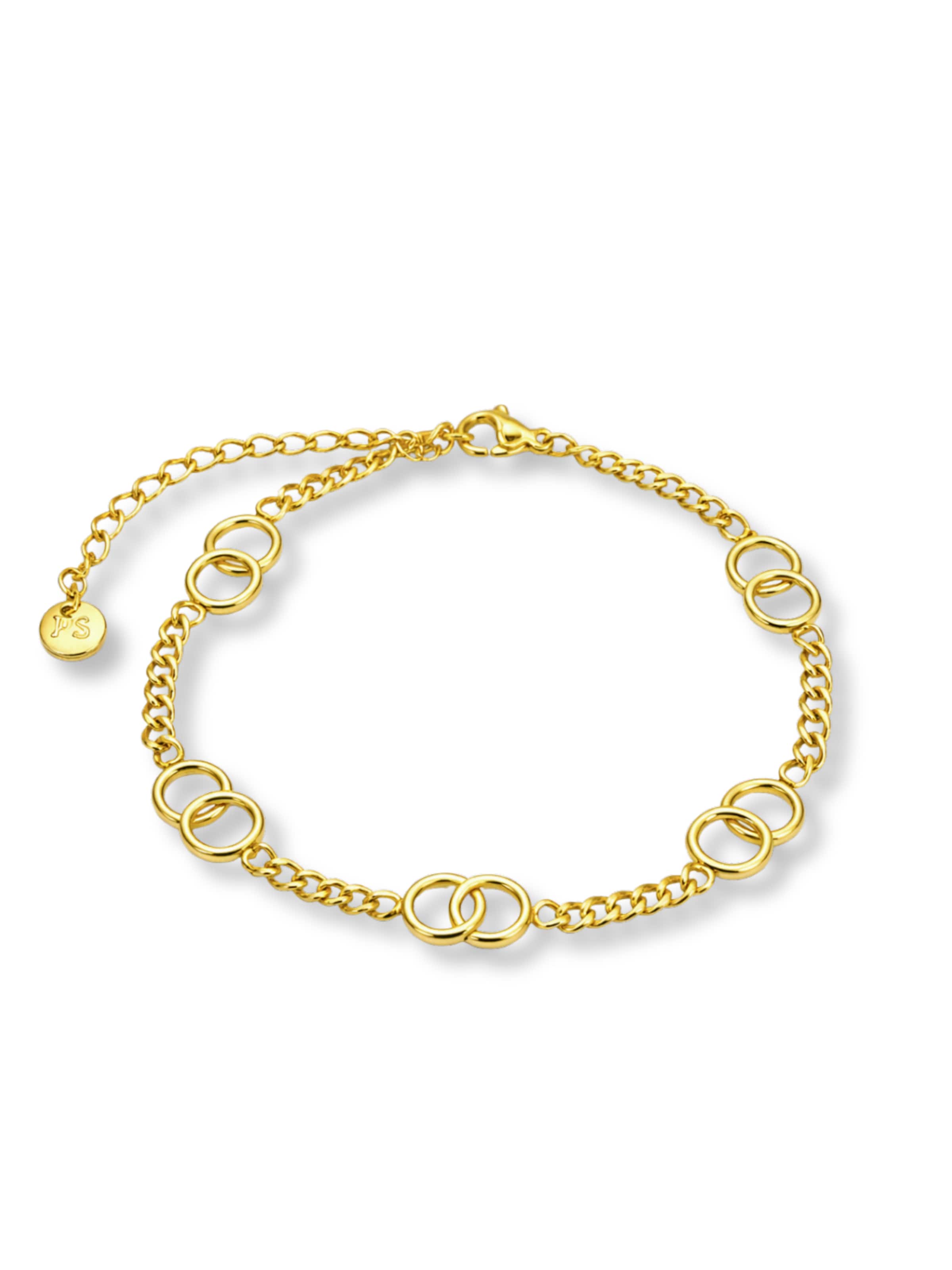 Pure Schmuck Armband 'Prestige Timeless' in Goud: voorkant