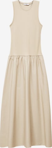 Robe 'Valvi' MANGO en beige : devant