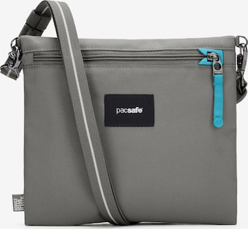 Borsa a tracolla di Pacsafe in grigio: frontale