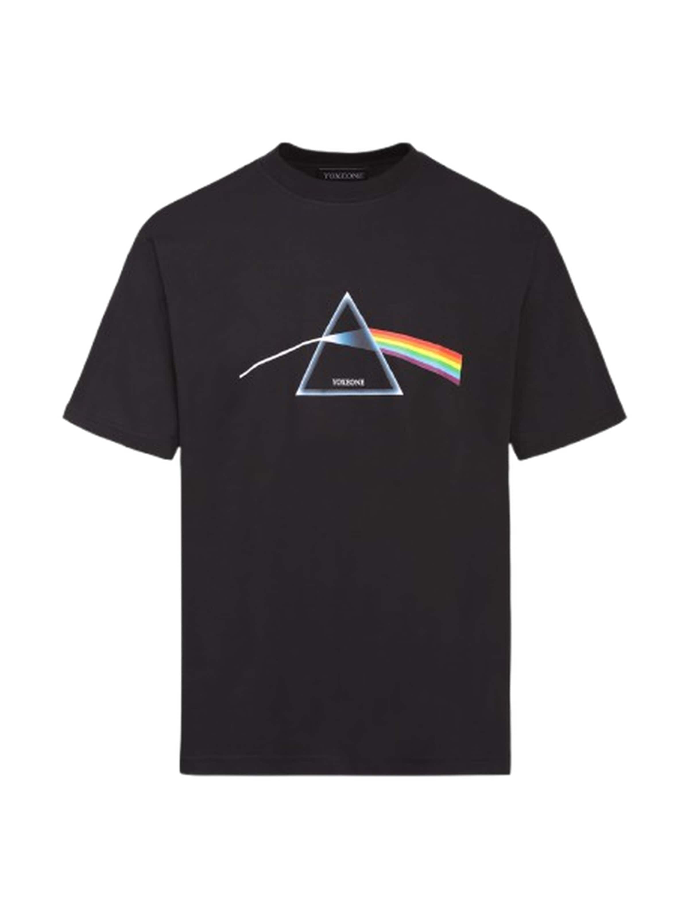 Yoxeone - Camiseta 'FLOYD' en negro: frente