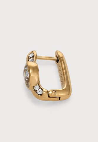 Cercei 'CRYSTAL LOVE' de la GUESS pe auriu