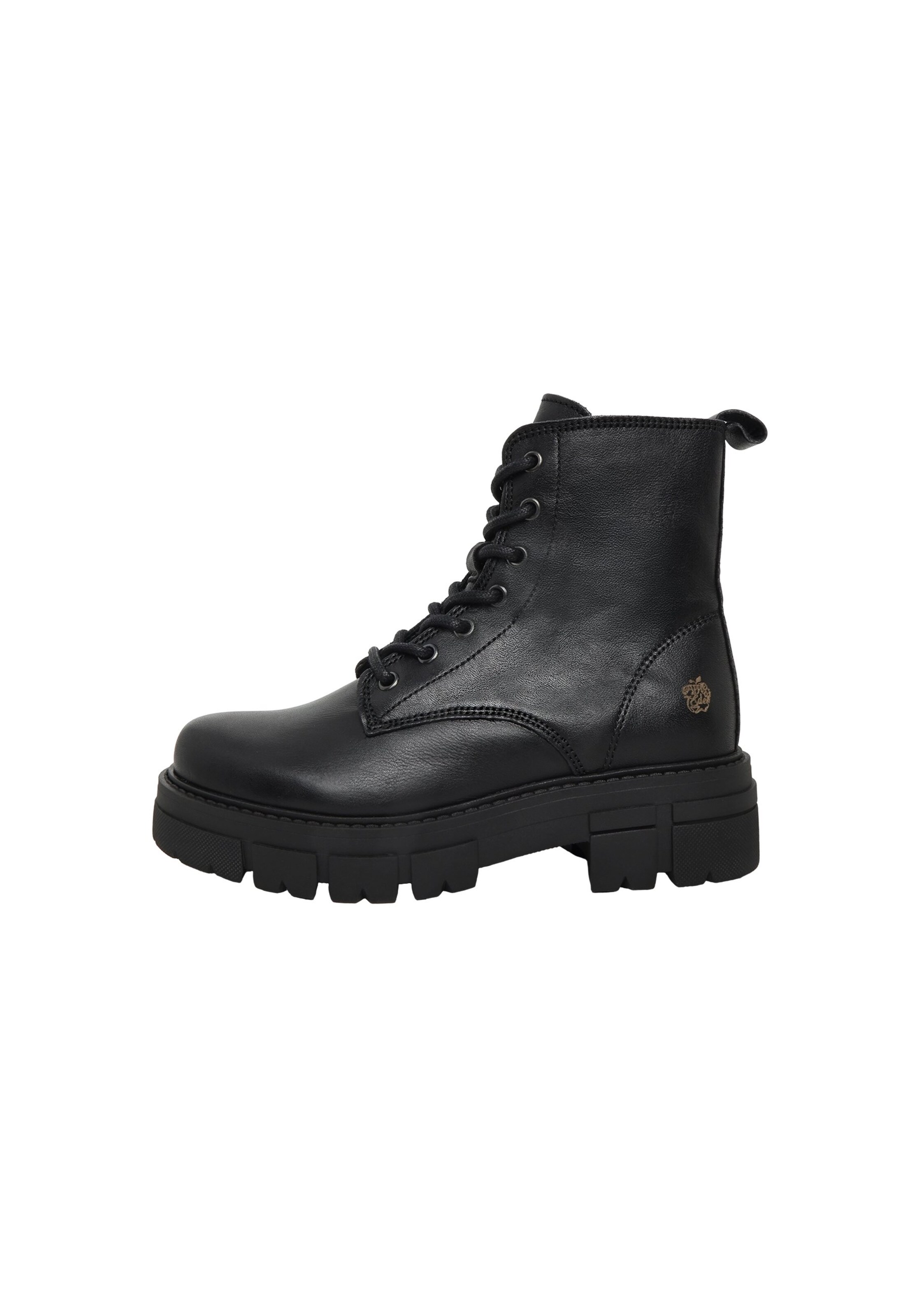 Apple of Eden - Botines con cordones 'CASTLE' en negro: frente